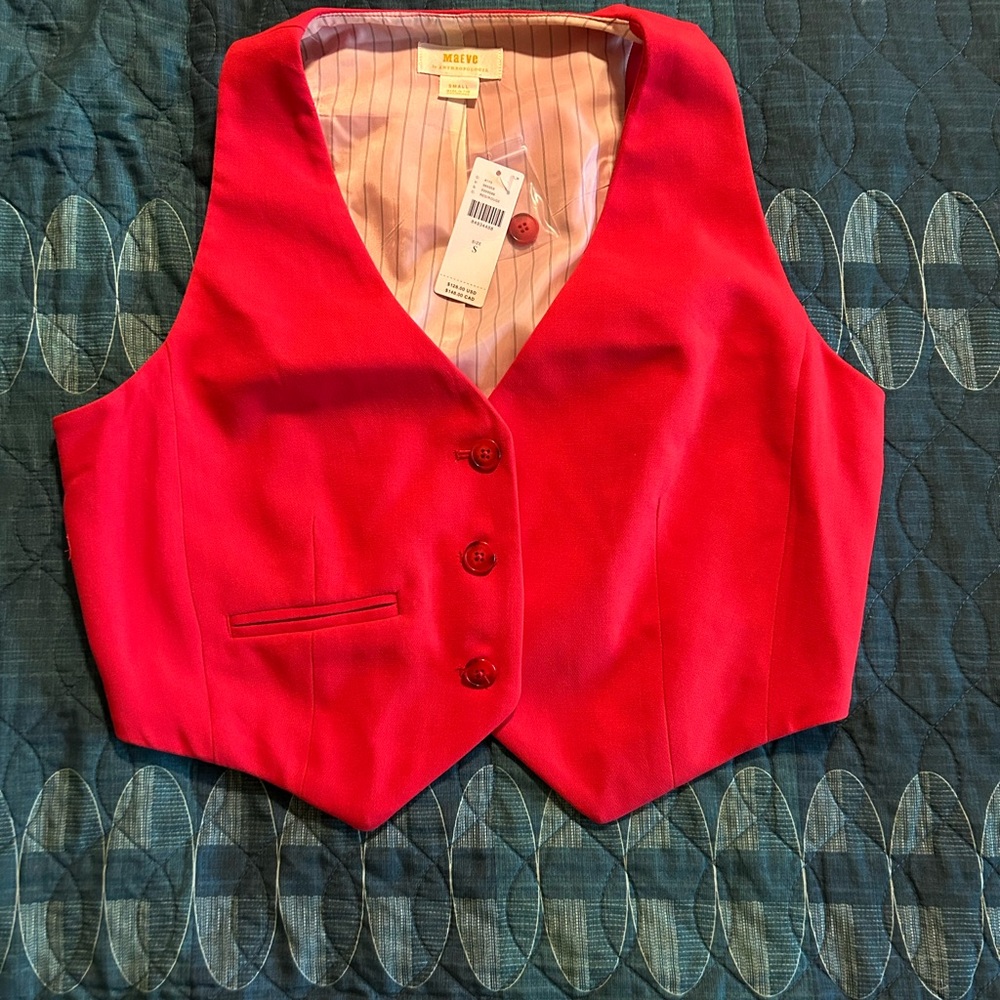 Maeve Suit Vest - NWT